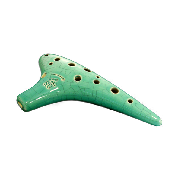 Tutti Ocarina Soprano C in Jade Crackle