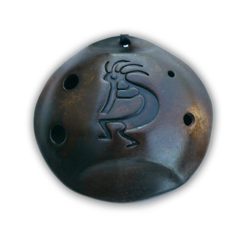 Pendant Ocarina with Kokopelli Design Alto D
