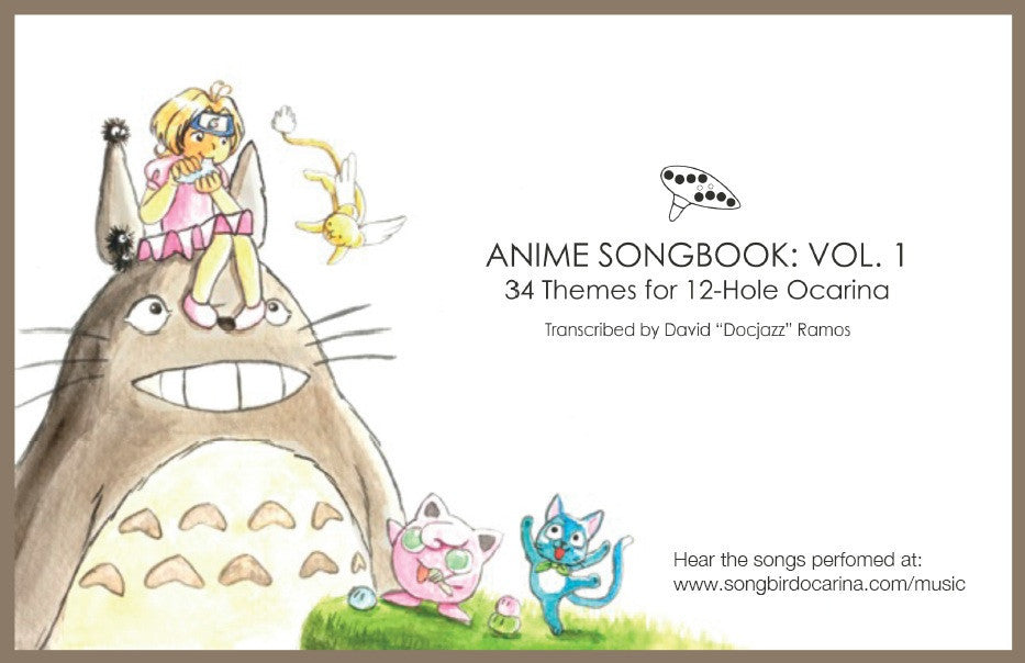 Anime Songbook: Vol. 1 for 12 Hole Ocarina PDF