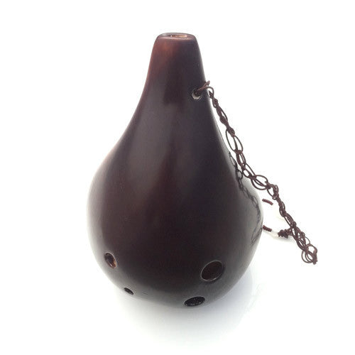 Seedpod Ocarina Bass C in StrawFire