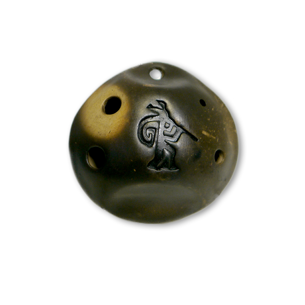 Pendant Ocarina Soprano Bb with Kokopelli