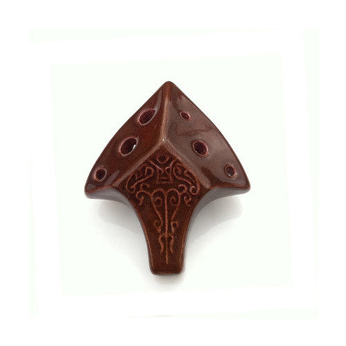 Spearhead Ocarina Soprano C in Java Brown
