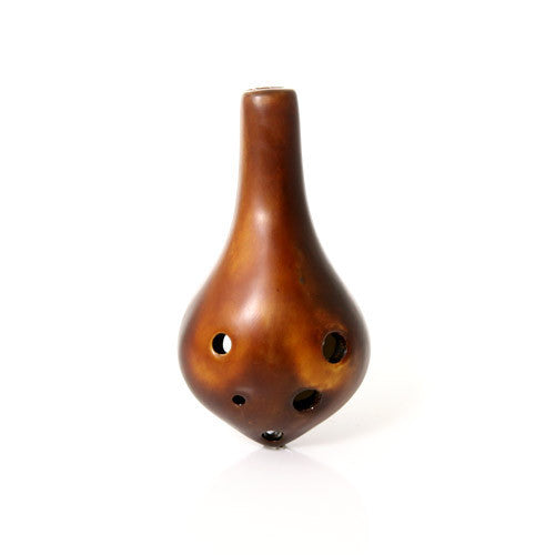 Teardrop Ocarina Soprano G in StrawFire